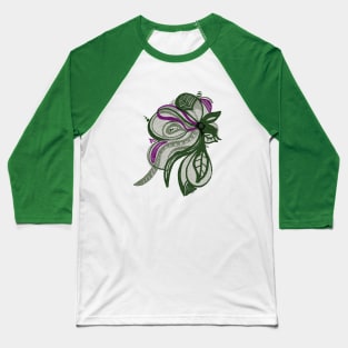 Flower violet Baseball T-Shirt